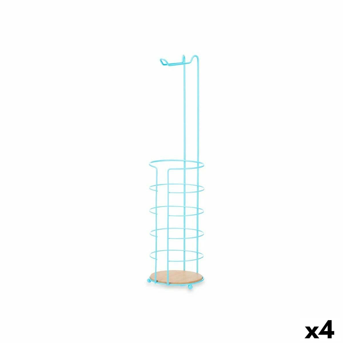Toilettenpapierhalter Berilo Blau 16,5 x 63,5 x 16,5 cm (4 Stück)