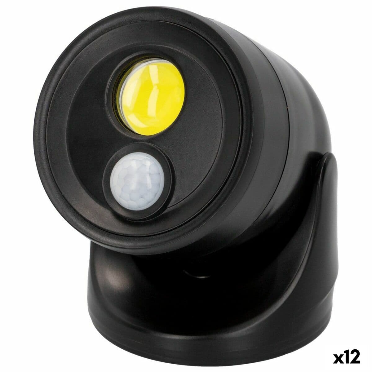 LED-Lampe mit Bewegungssensor Aktive Kunststoff 10,5 x 12,5 x 13,5 cm (12 Stück)