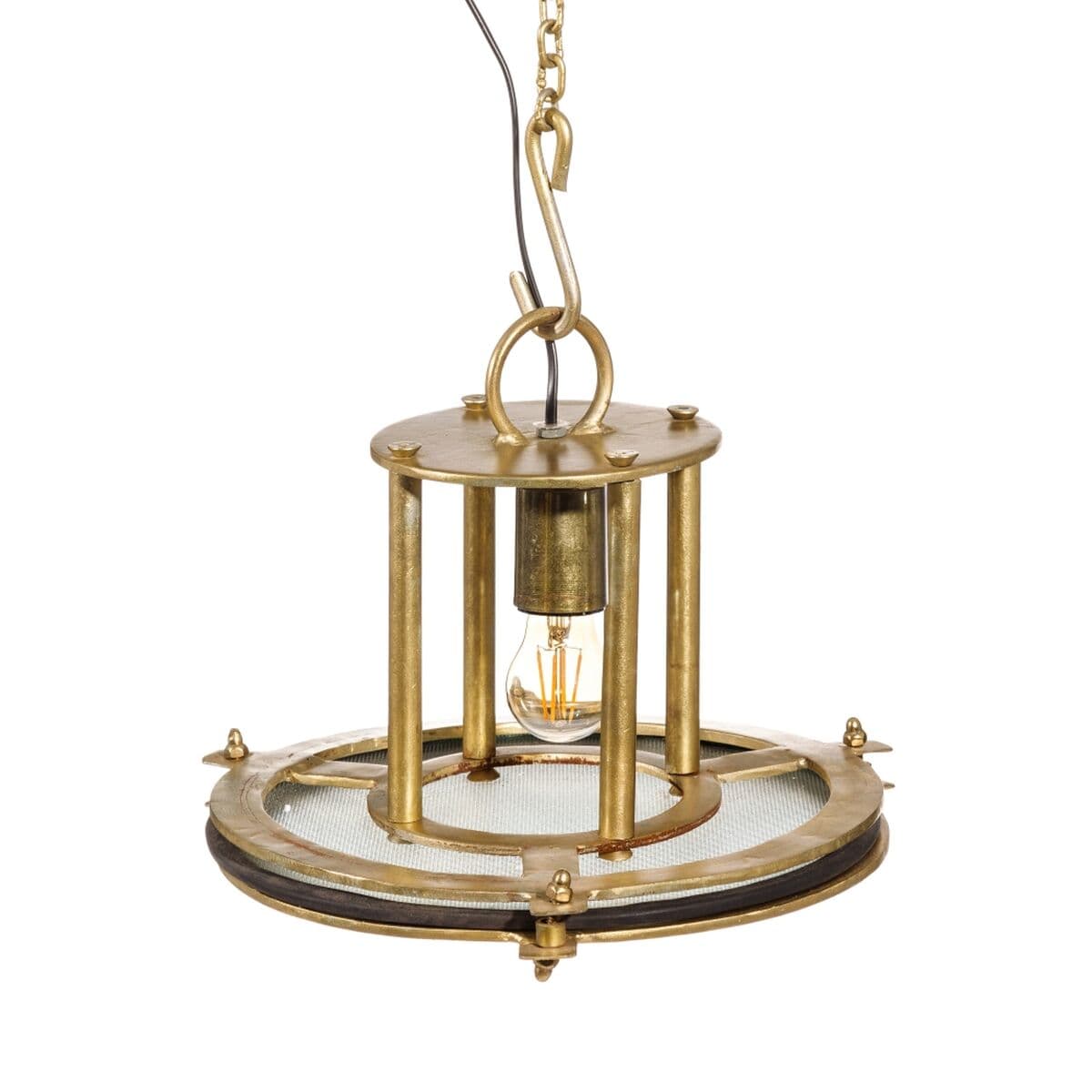 Plafonnier Bronze Cristal Fer 40 W 240 V 50 x 50 x 32 cm
