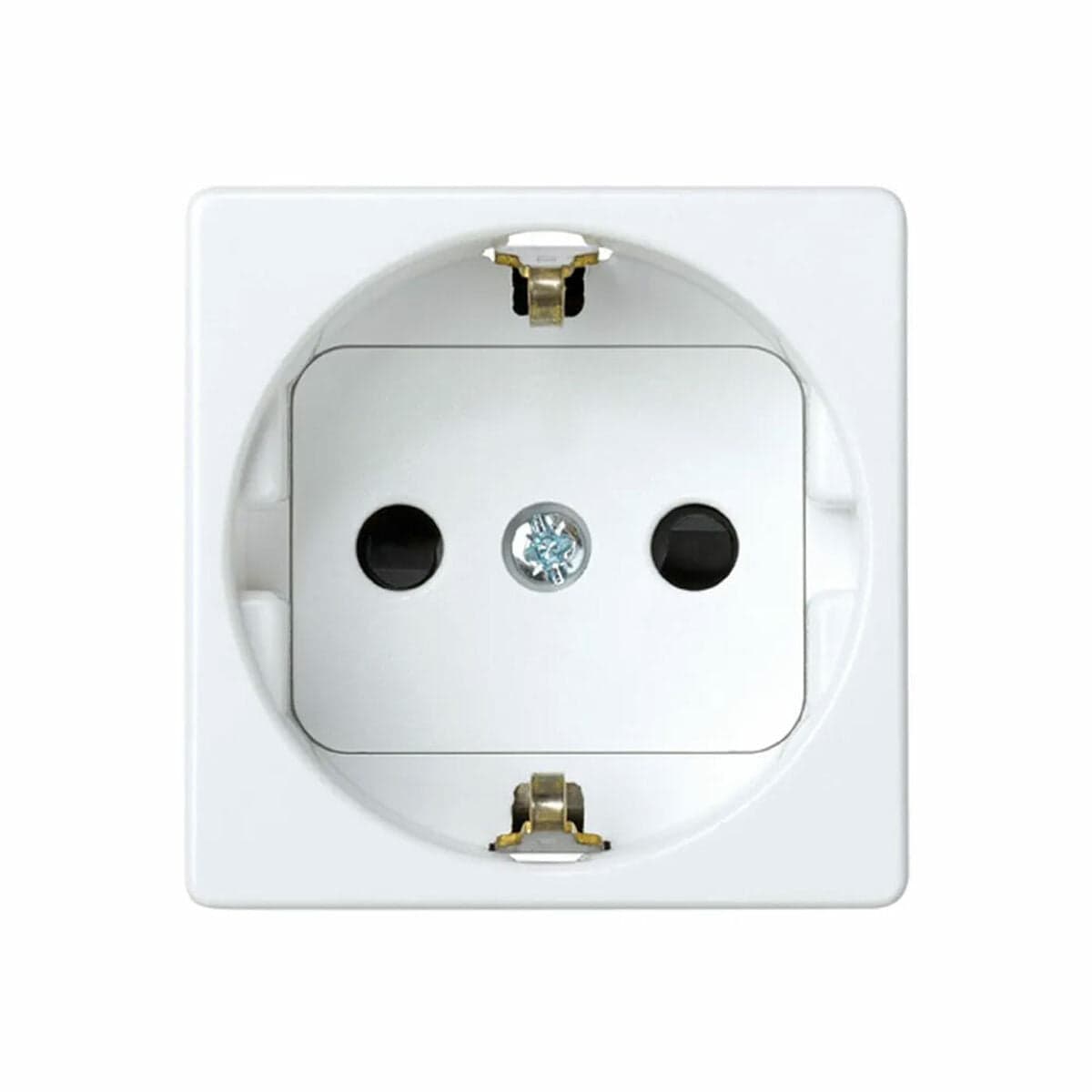 Simon 27 Series Schuko Plug Socket White
