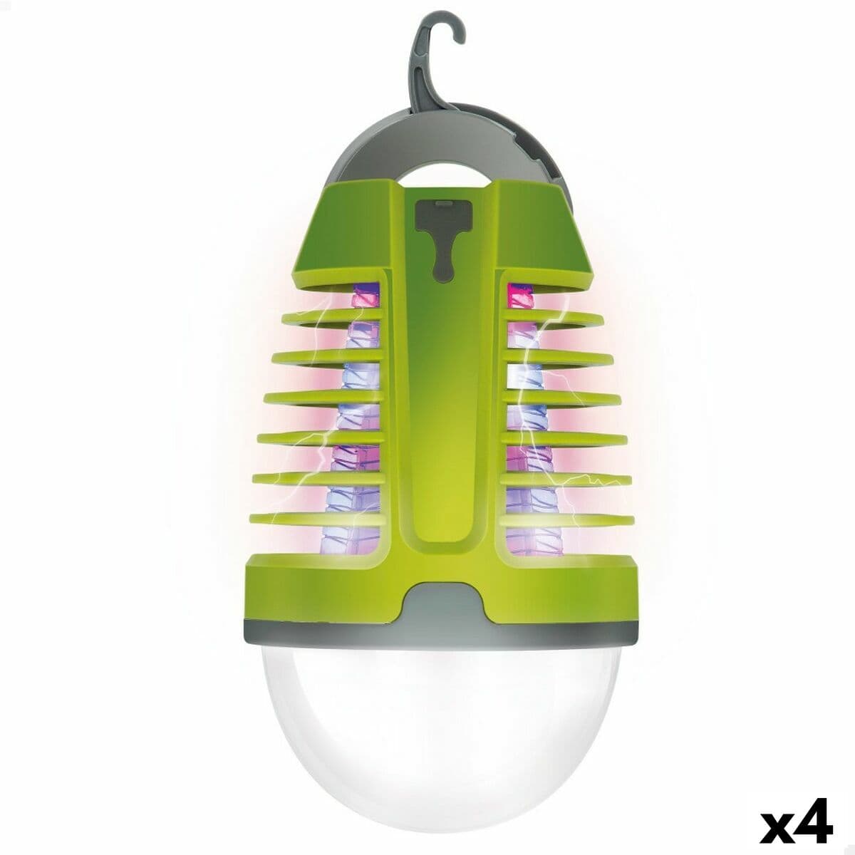 Lampe Anti-Moustiques Aktive Plastique 9 x 15 x 9 cm (4 Pièces)