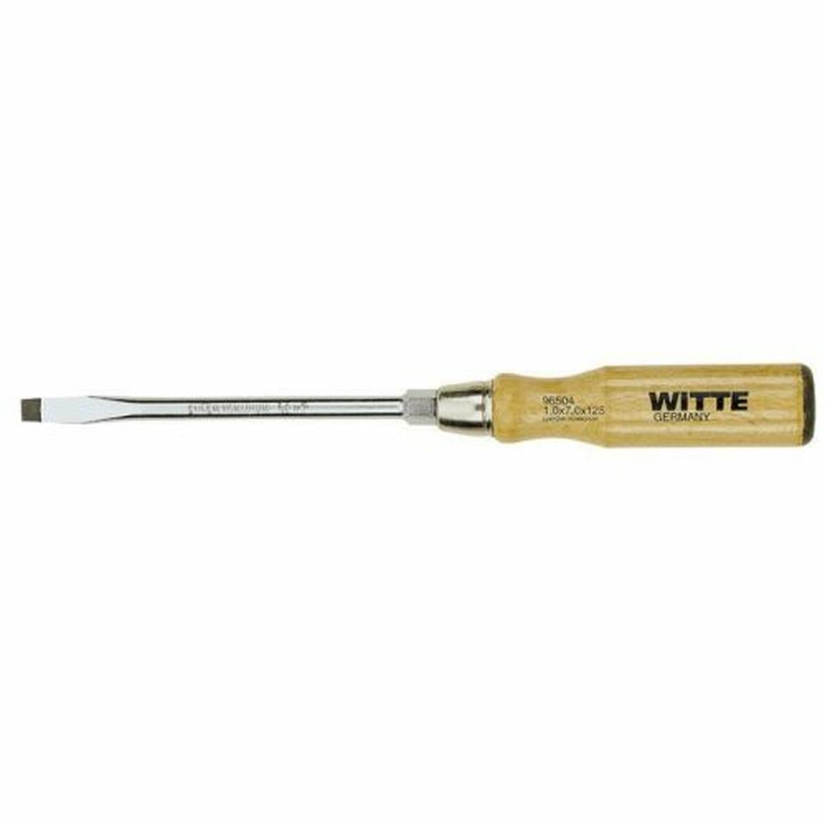Schraubendreher WITTE 8 mm Schlitz Flache Spitze 150 mm
