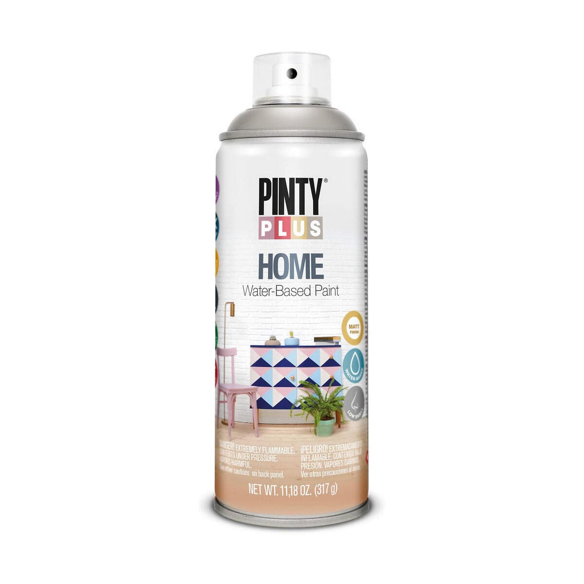 Pintyplus Home HM115 spray paint 400 ml taupe