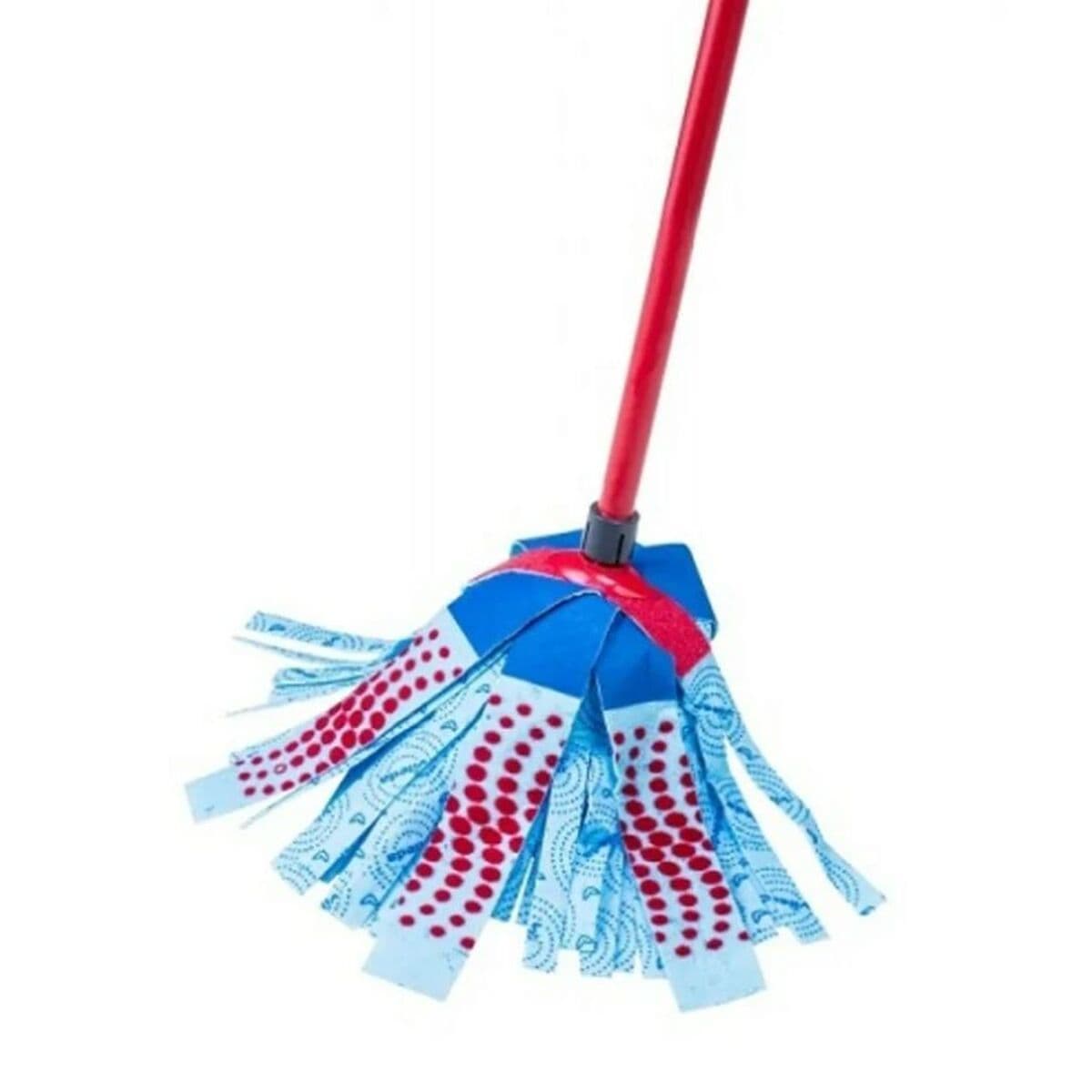 Vileda 3Action Velour XL Wischmop Blau Rot