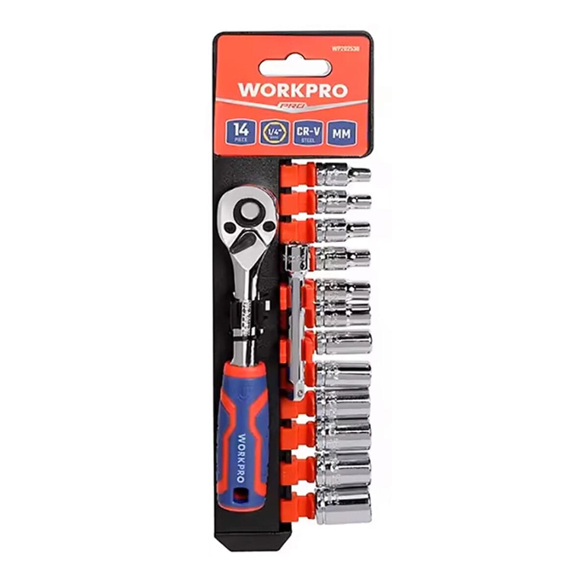 Steckschlüsselsatz Workpro 1/4"