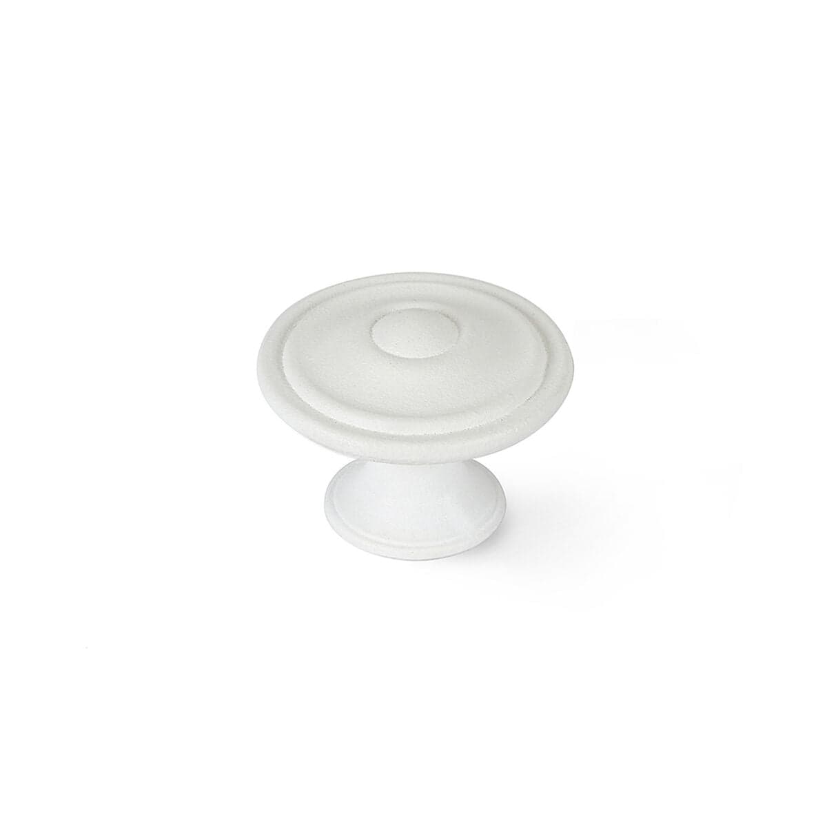 Bouton de porte Rei 3110 métal blanc Ø 35 x 26 mm 4 pièces