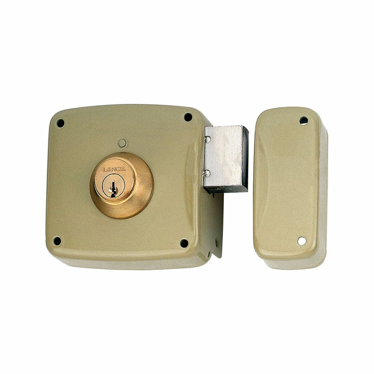 Kastenschloss Lince 5124a-95124ahe12d Stahl rechts 120 mm