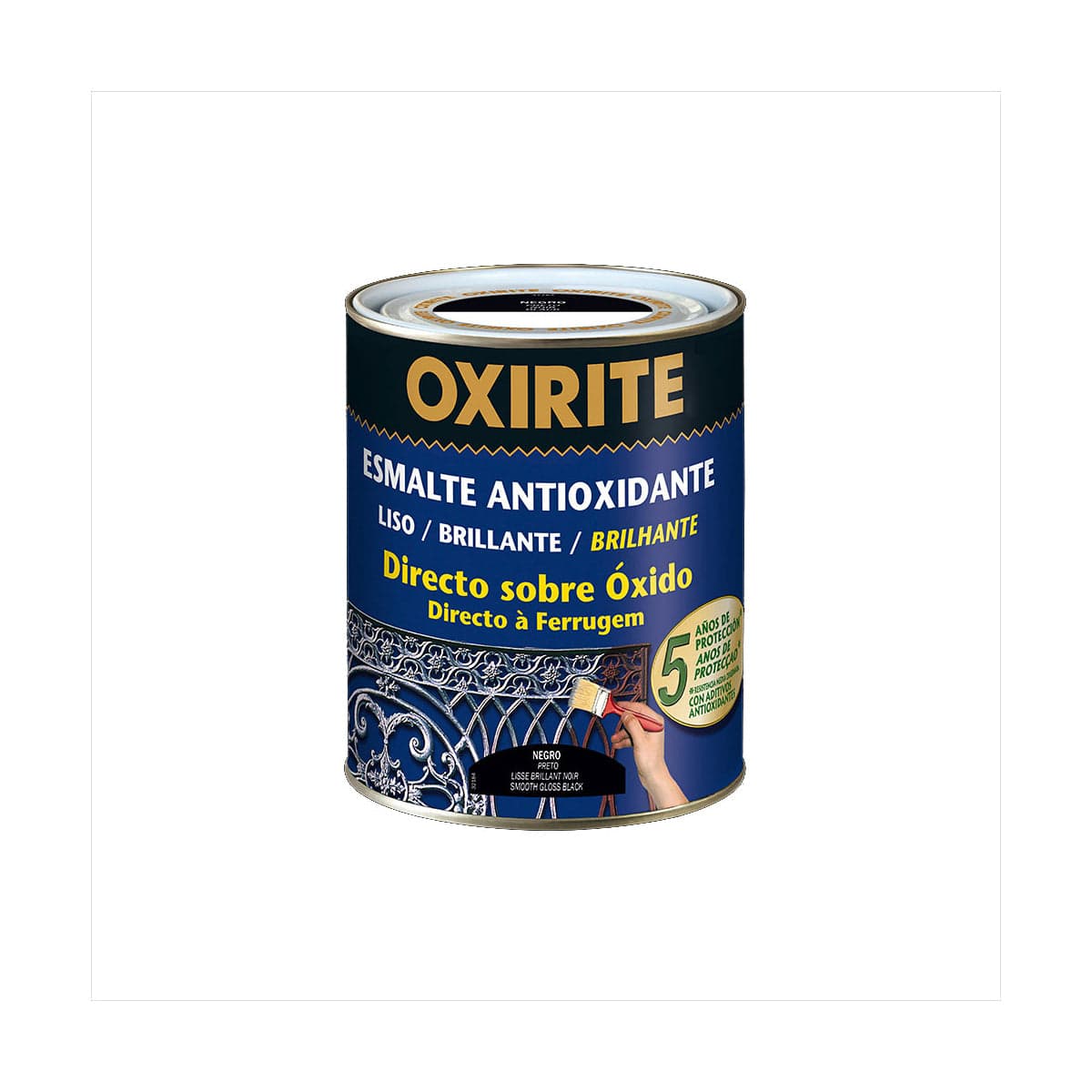 Rostschutzlack OXIRITE 5397806 Schwarz Glänzend 4 L