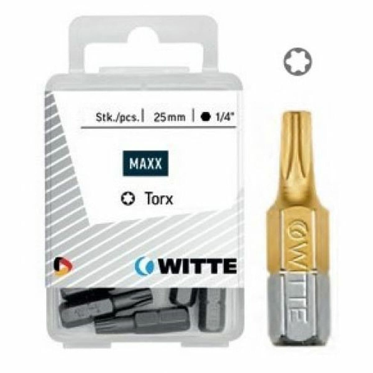 Bit Set WITTE TX Torx (5 Units)