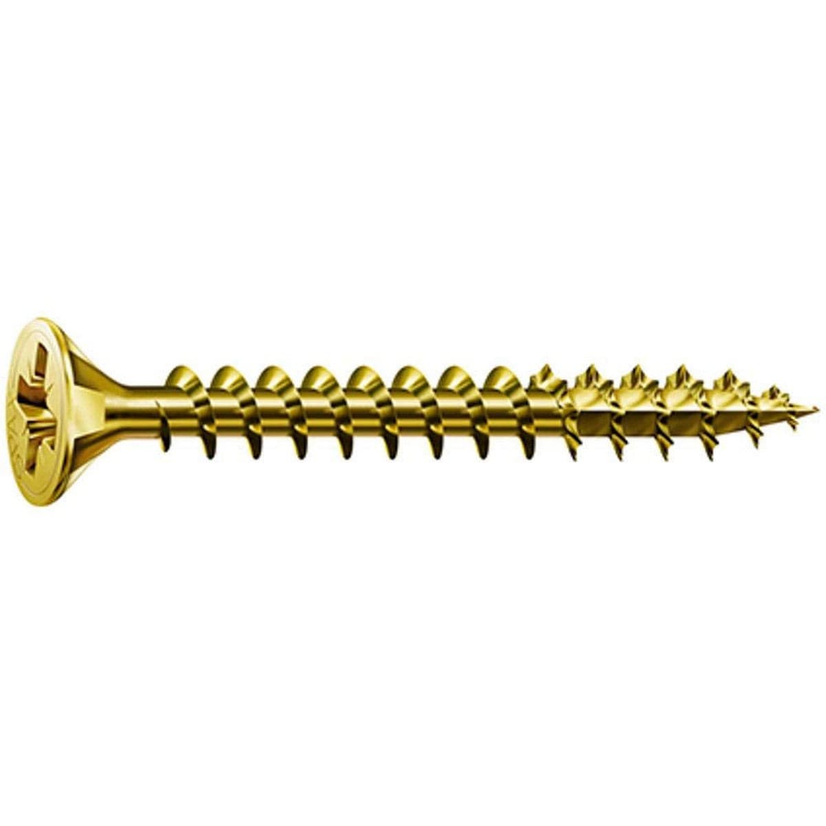 SPAX Yellox Wood Screws Flat Head 5 x 50 mm Box of 25 Pieces