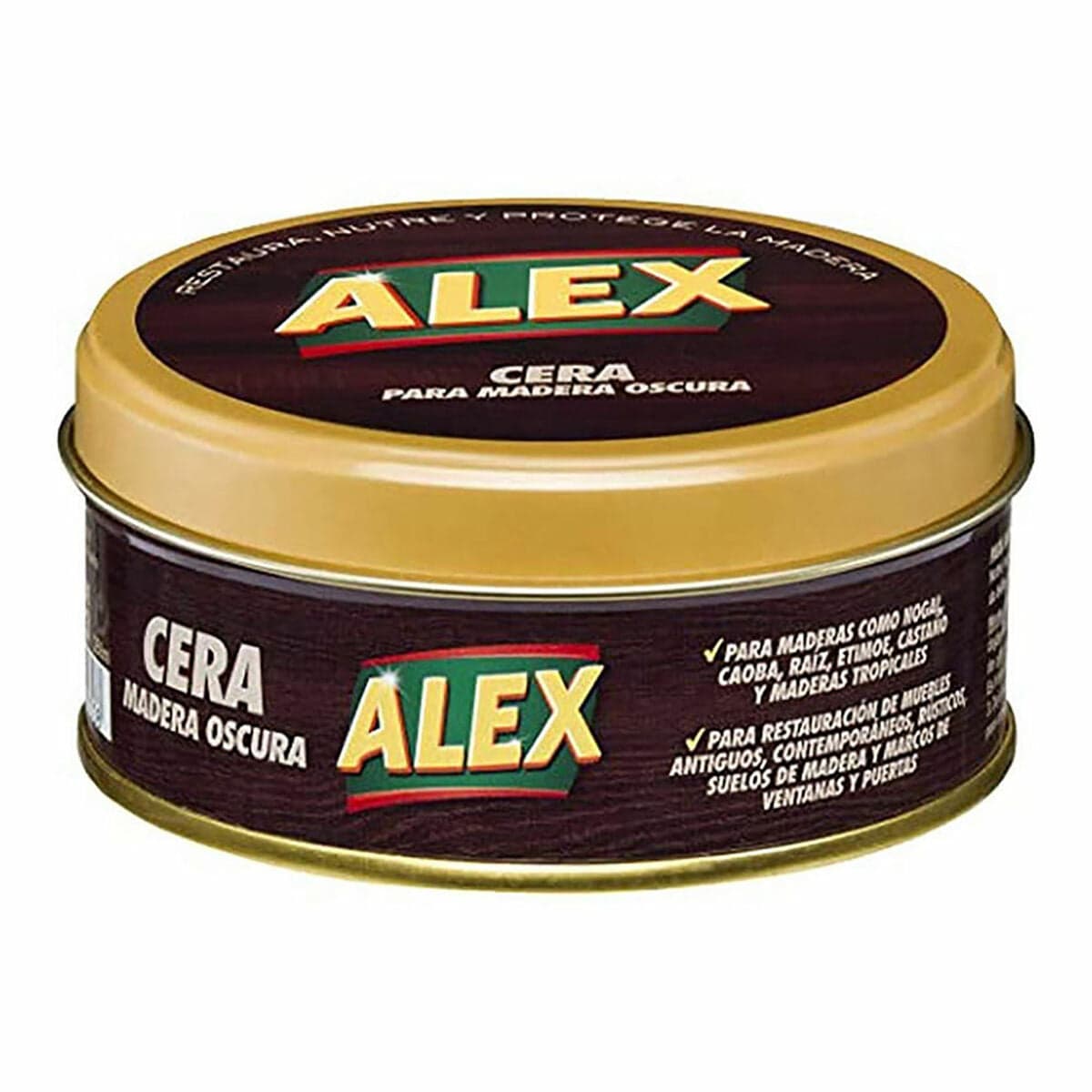 Cire pour bois Alex 250 g foncée