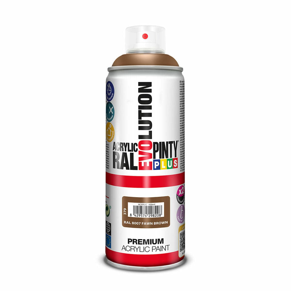 Sprühfarbe Pintyplus Evolution RAL 8007 Rehbraun 400 ml