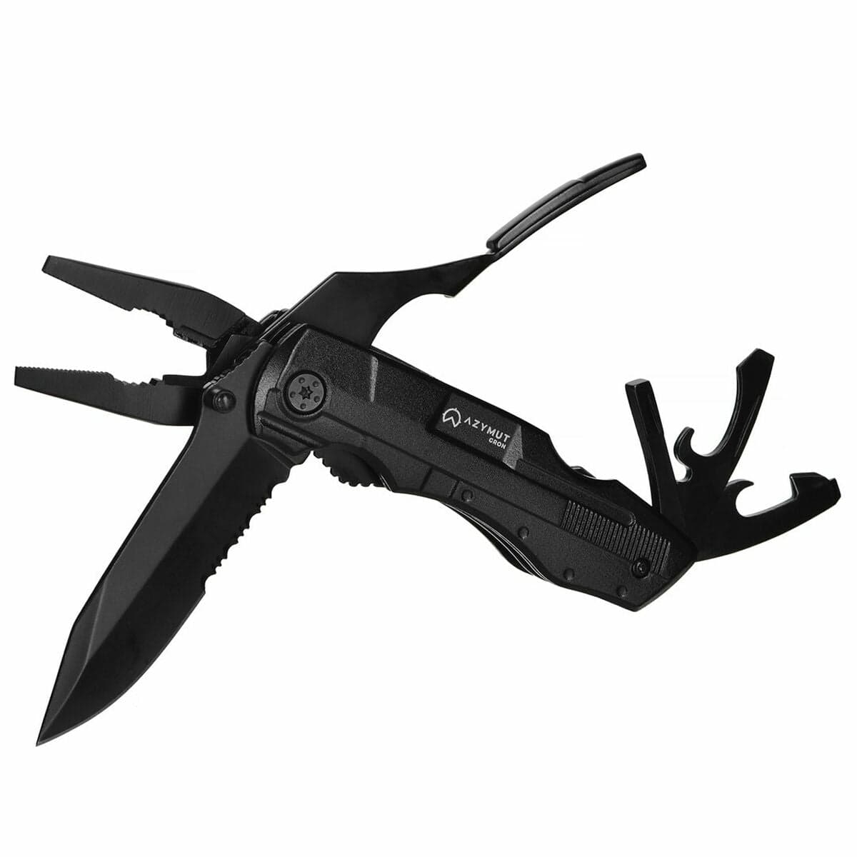 Mehrzweckmesser Azymut H-P224052 Schwarz
