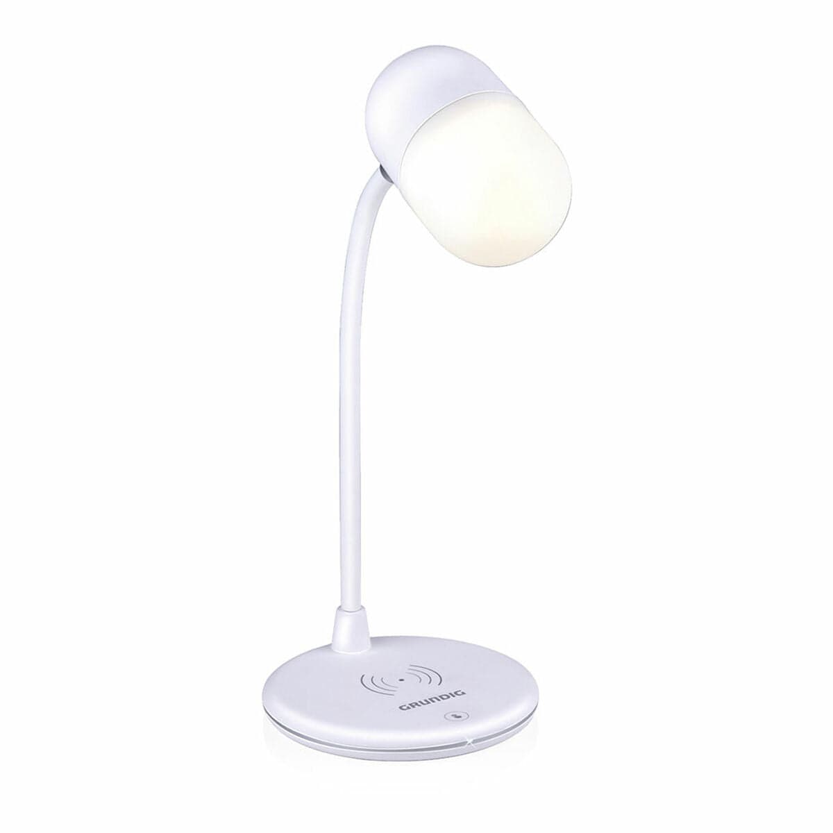 Grundig 3-in-1 LED lamp with speaker and wireless charger