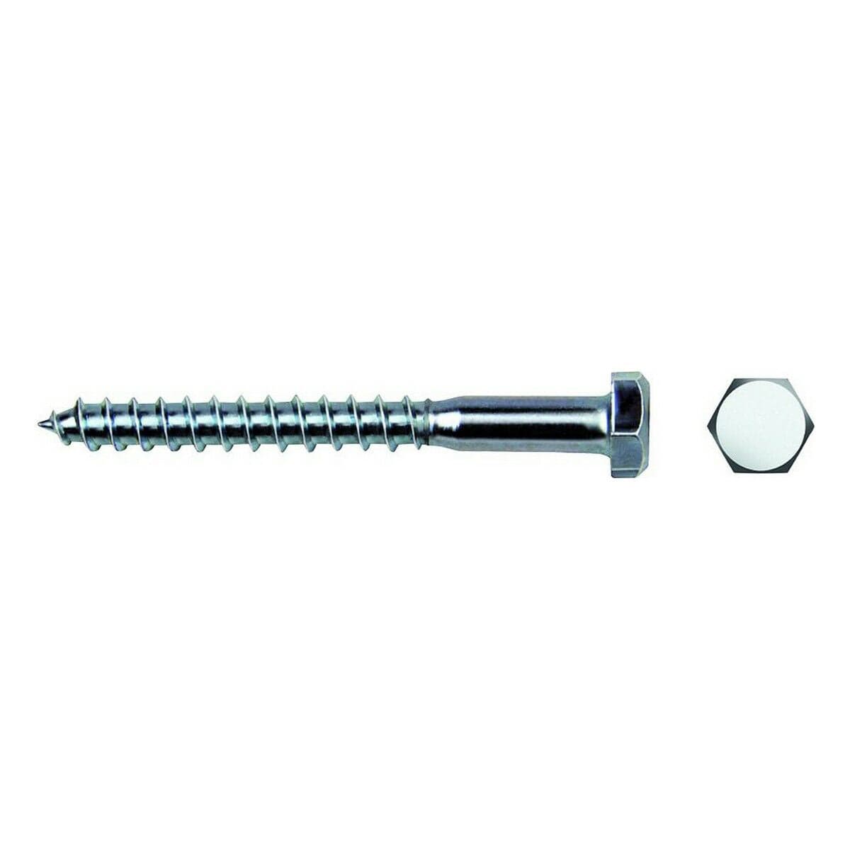 Schroeven CELO 6 x 50 mm Verzinkt (100 Stuks)