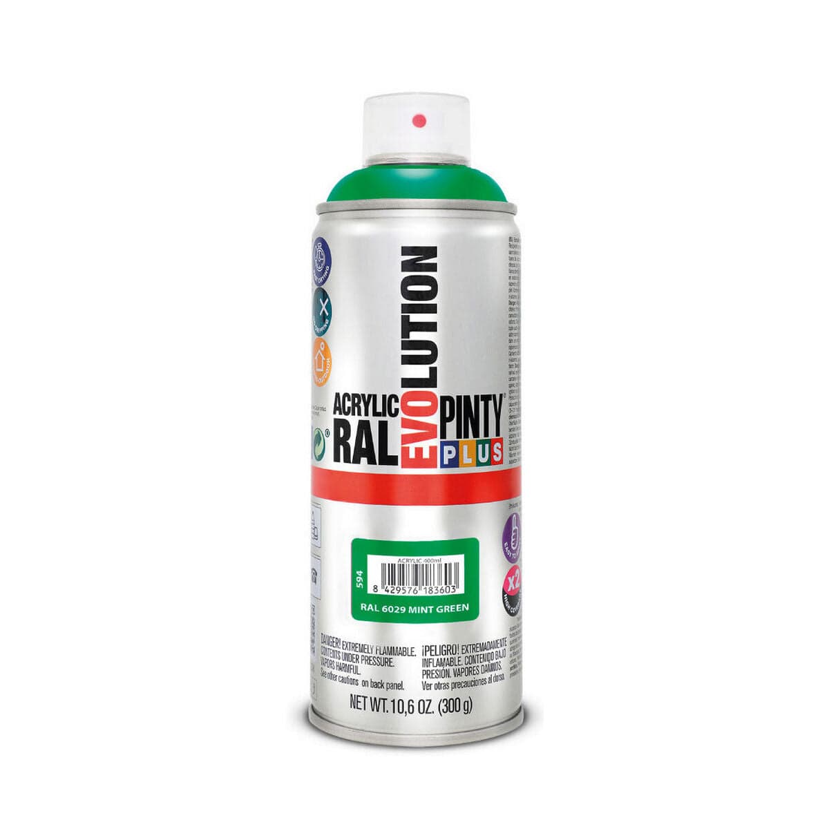 Spuitbus Pintyplus Evolution RAL 6029 400 ml mintgroen