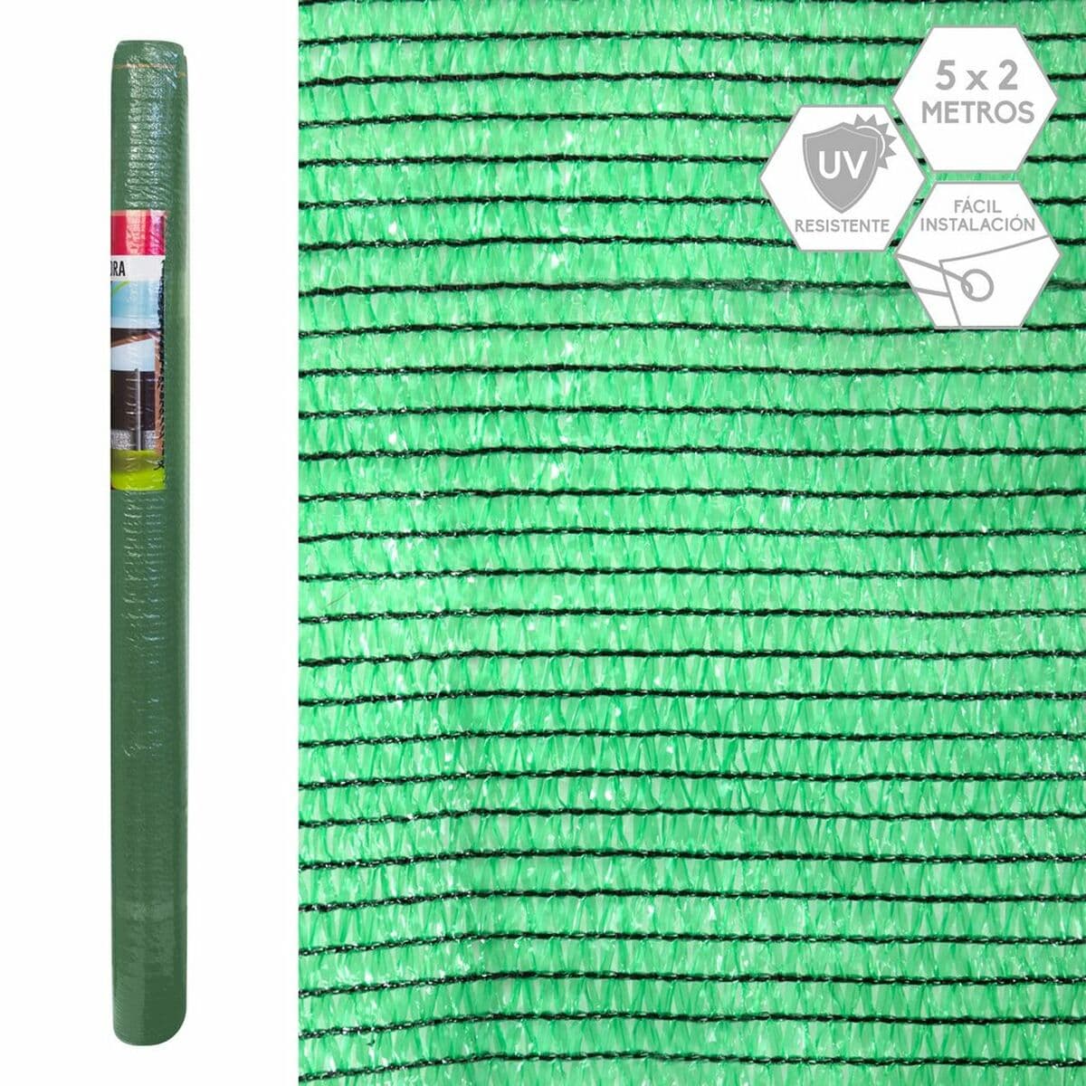 Sichtschutznetz Mallas Grün HDPE 80 % 90 % 1 x 500 x 200 cm
