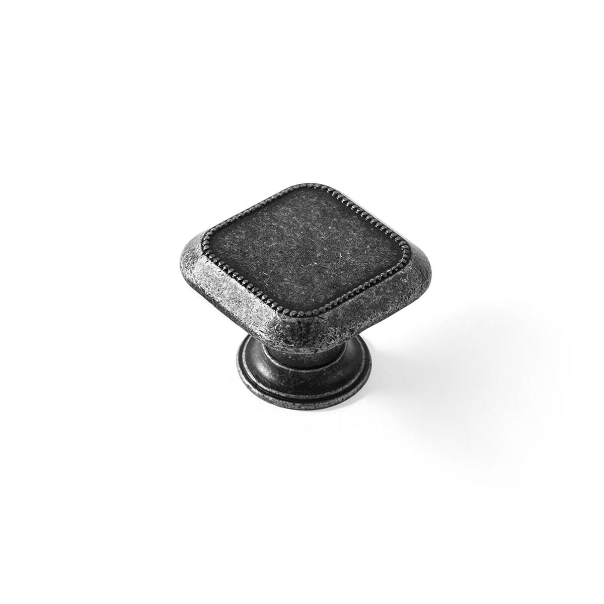 Türknöpfe Rei 3120 Silber Metall Alt 30 x 30 mm 4 Stück