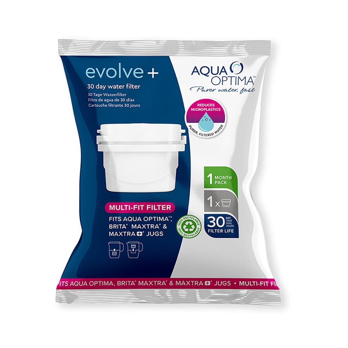 Filter voor waterfilterkan Aqua Optima Single Life Evolve