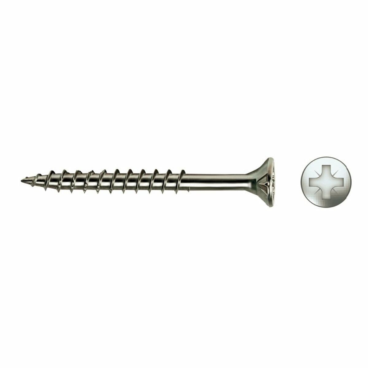 Box of Screws CELO VLOXP PZ Partial Thread 5 x 90 mm Galvanised Countersunk (100 Units)