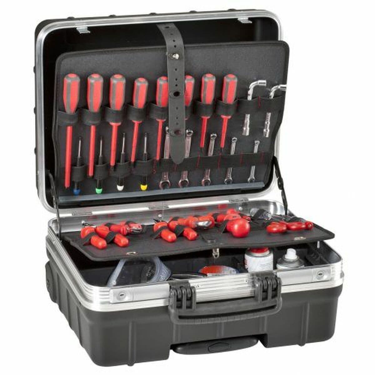 Werkzeugkoffer GT Line Metall Aluminium Naturkautschuk Polypropylen