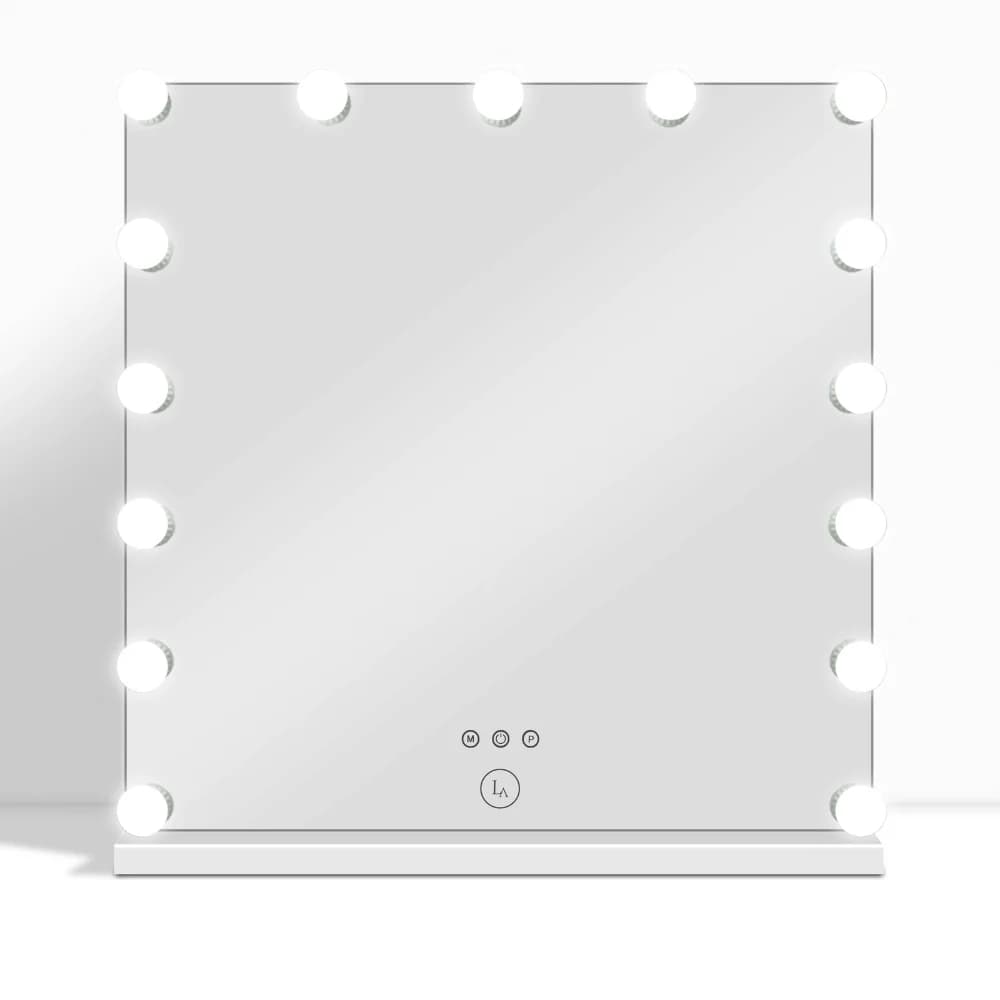 Lux Vanity LV-2669 Quadratischer Hollywood-Spiegel 15 LEDs - 100 x 100cm