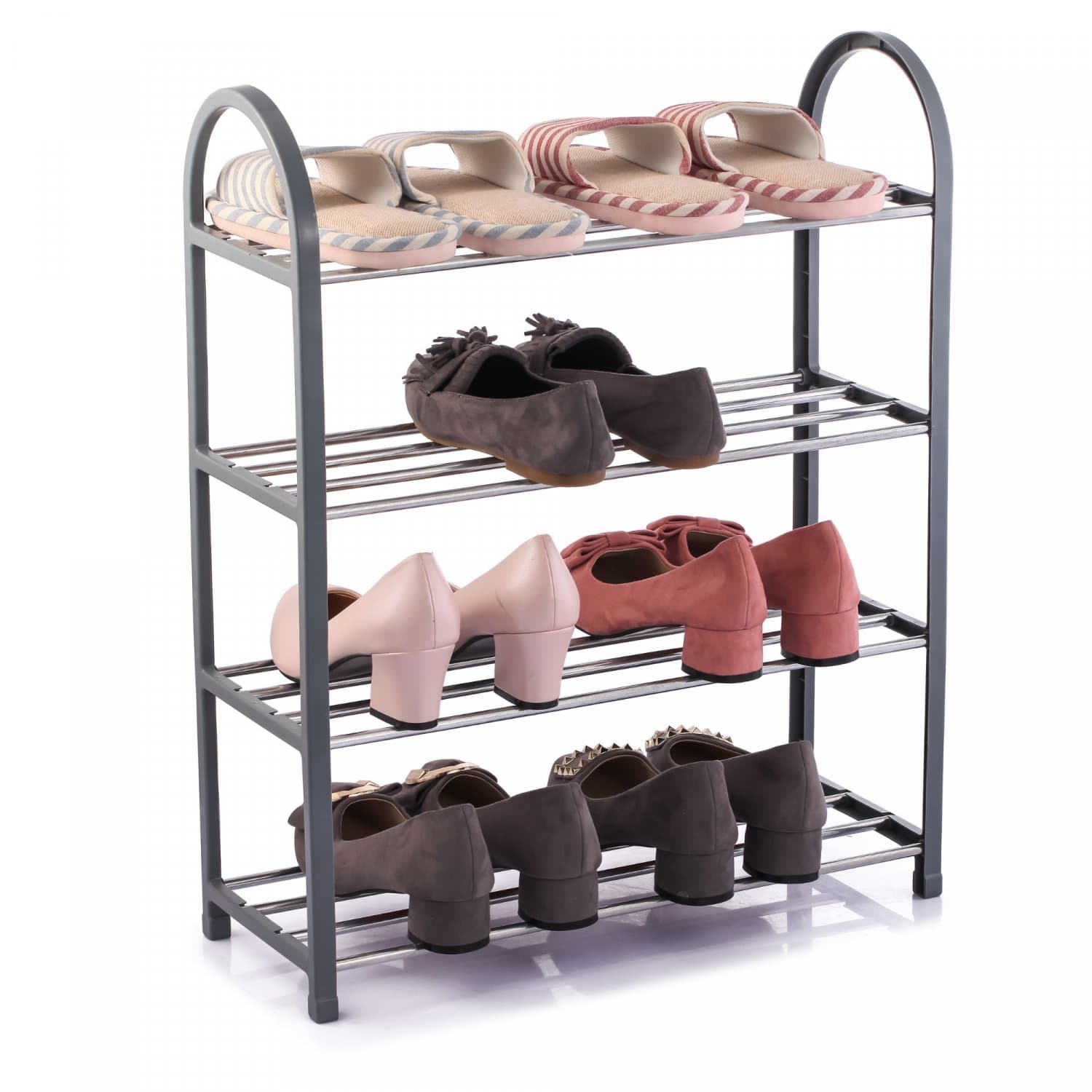 Herzberg HG-04500 4-Tier Shoe Rack