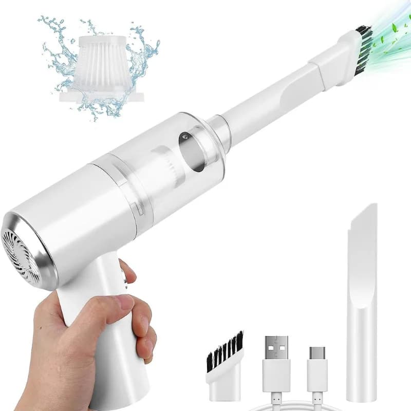 Aspirateur à Main Sans Fil Rechargeable Herzberg HG-04005