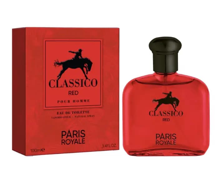 Paris Royale PR-070: Classico Red Eau de Toilette 100ML - For Men