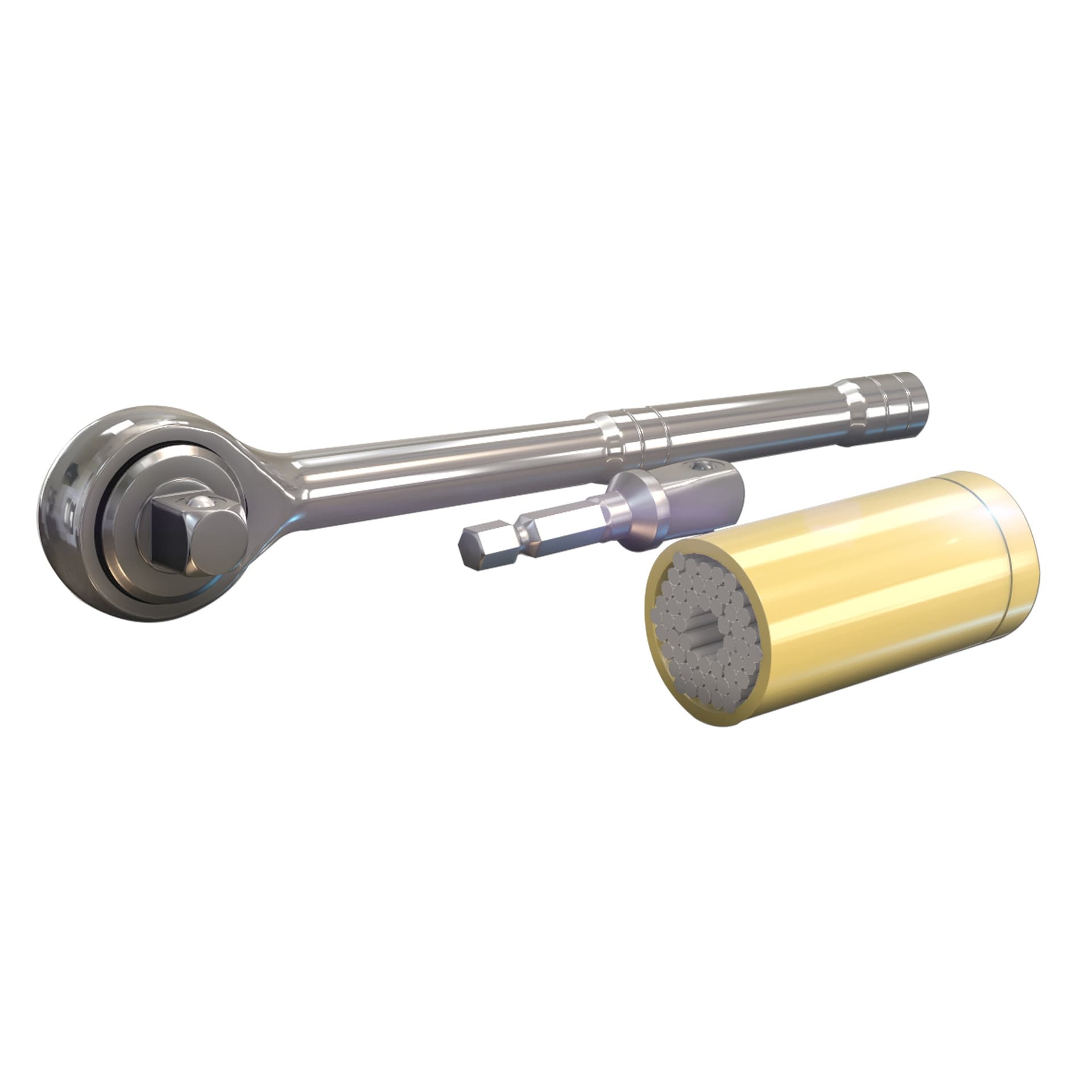 Herzberg HG-5031: 3-delige universele dopsleutel