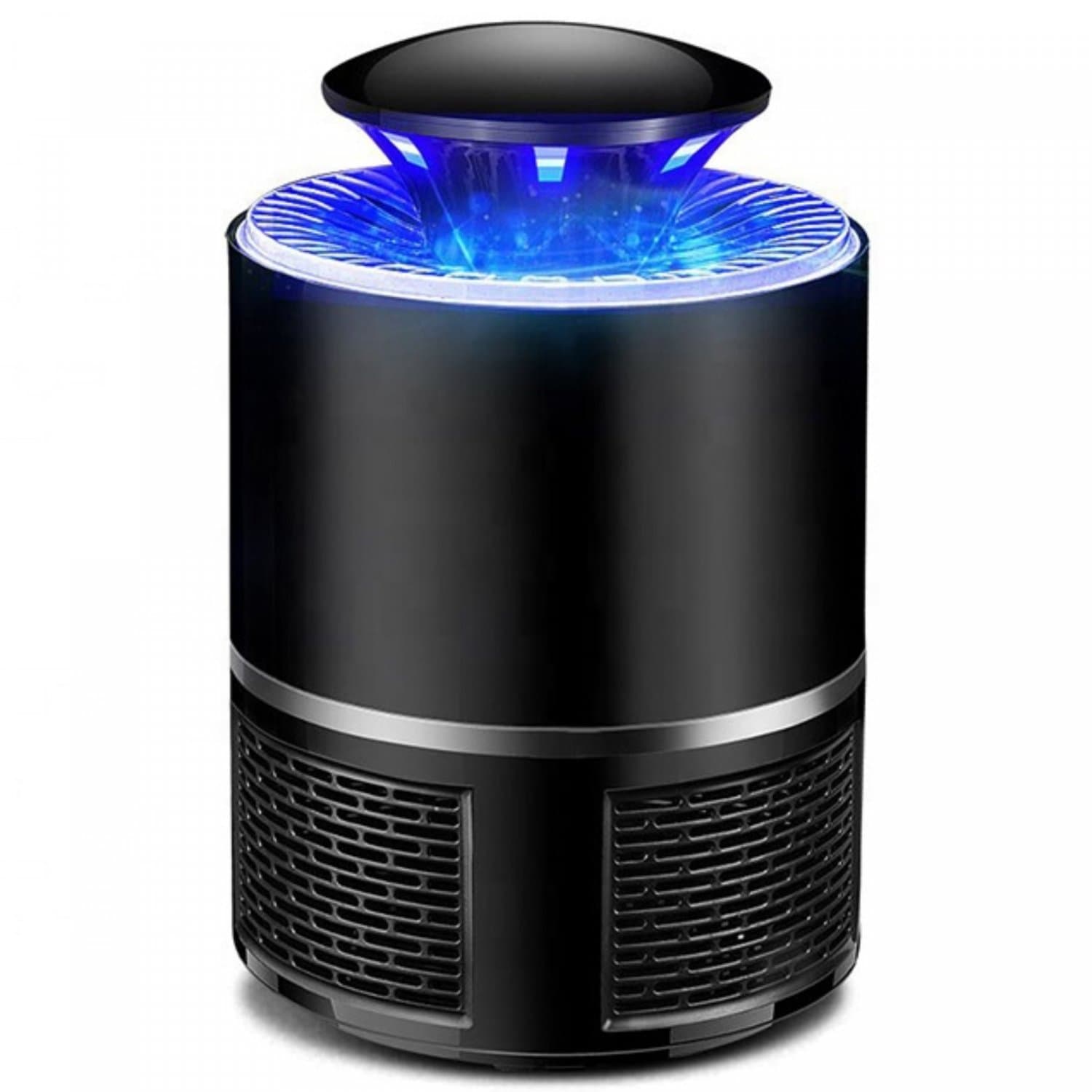 Lampe anti-moustiques avec lumière et aspiration Herzberg HG-03138