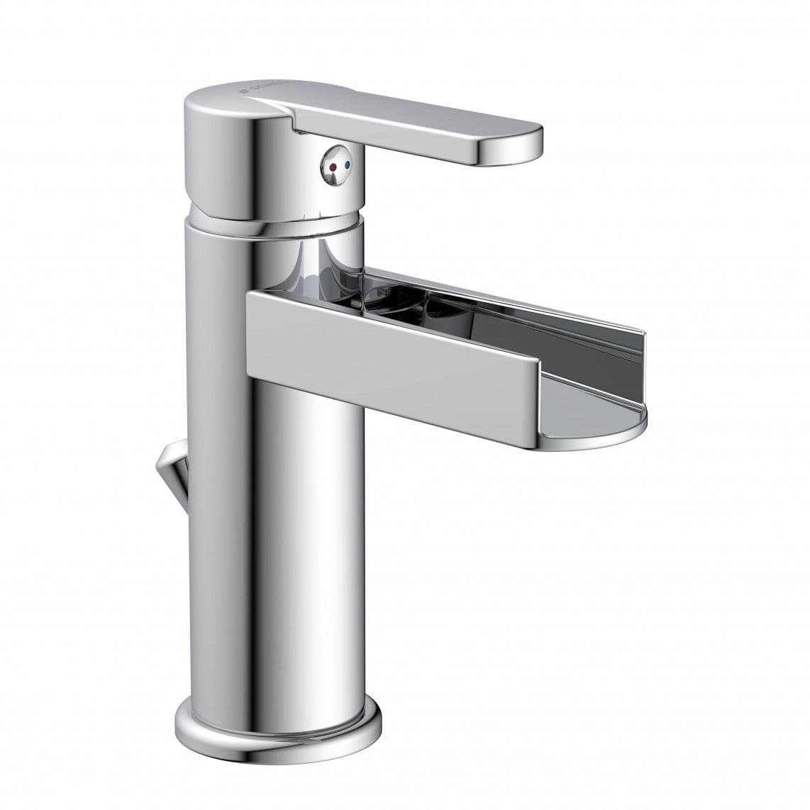 26110 NIAGARA Wastafelkraan, met waterval uitloop, chroom vue 1