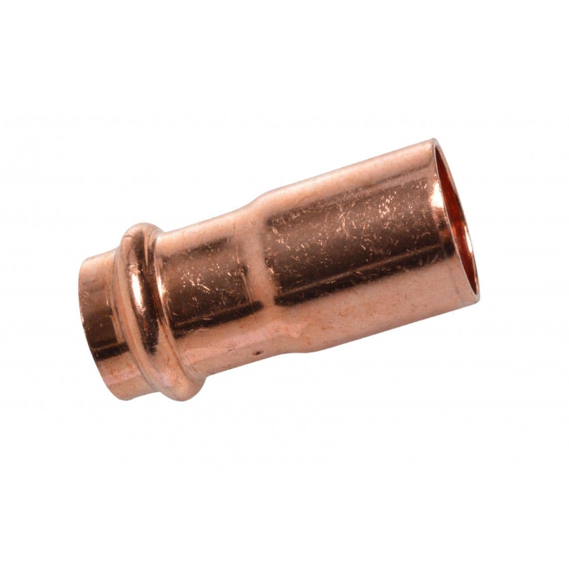 988615354 CU verloopnippel, blanco, 18 mmA x 15 mm, 1 mof, (P5243) vue 1