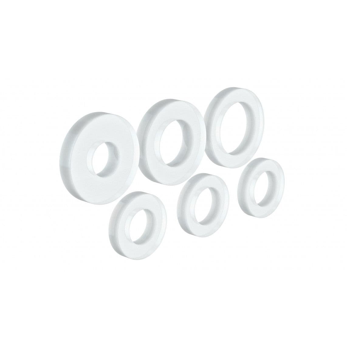 98697050 knelafdichting-Assortiment, Silicone, voor 3/8" 1/2" x 8/10/12 mm (6x) vue 1