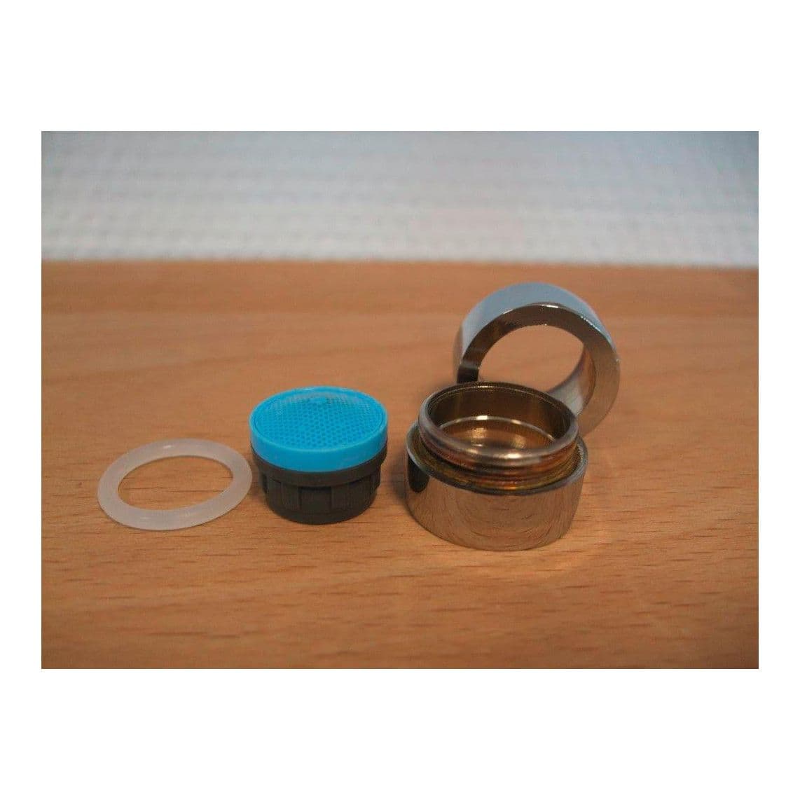 01089 Aerator with housing, chrome, M20x1 male, e.g. for 37956 vue 1