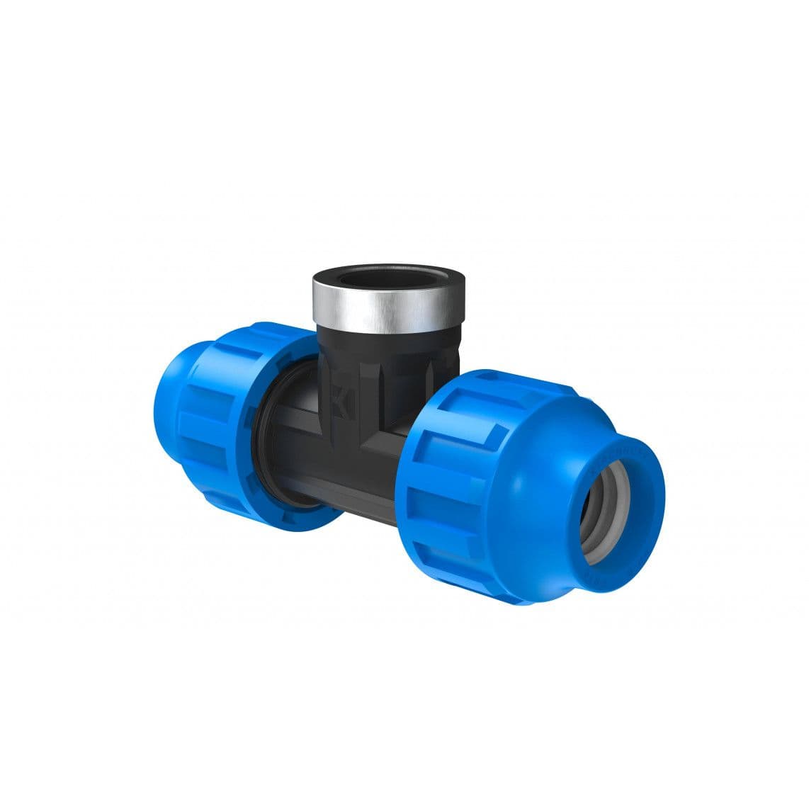 984844417 PP T-stuk, 20 mm x 1/2"BI x 20 mm, knelfitting voor tyleen/socarex vue 1