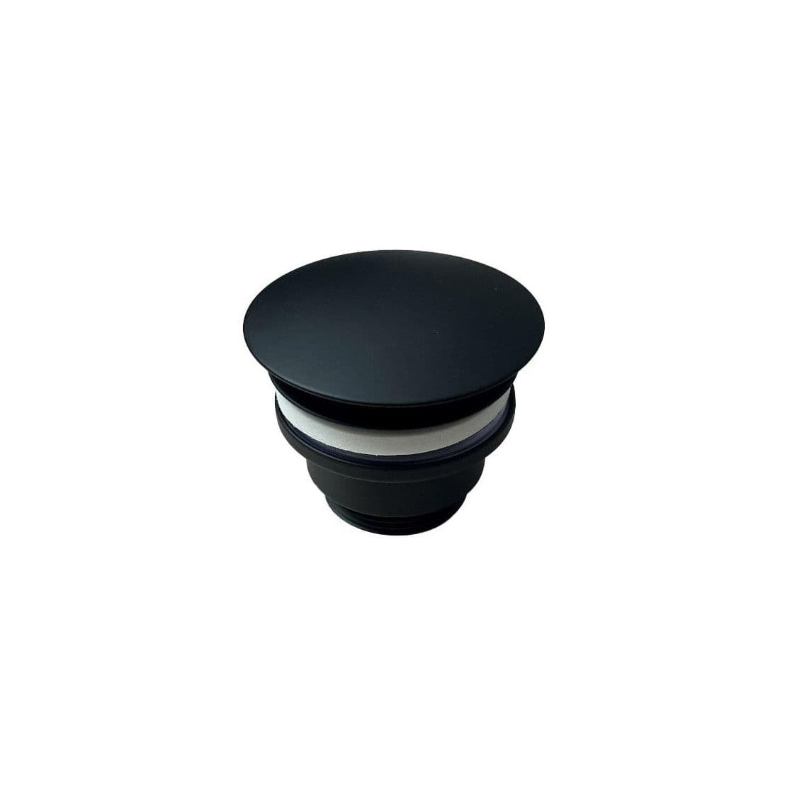 98807500 Design-afvoerwaste, mat zwart, 1 1/4" x 65 mm, permanent vue 1