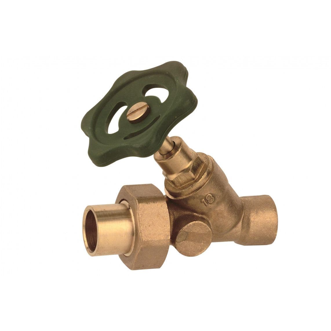 989179055 stopkraaan schuin, 22 mm, zonder aftap vue 1