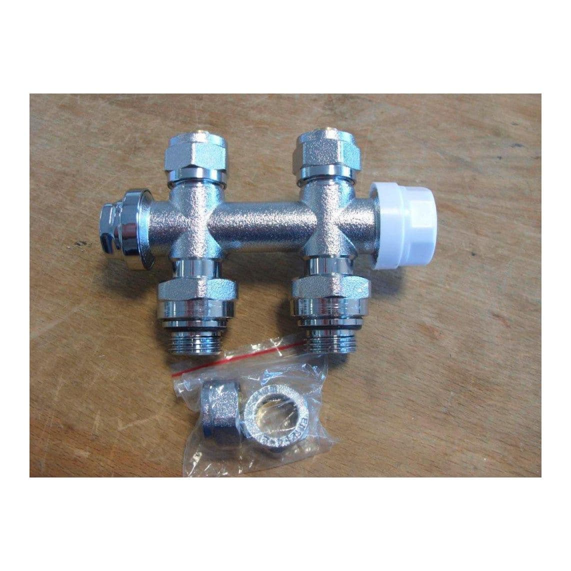 02186 Valve block, e.g. for towel bathroom radiator BHKWZx vue 1