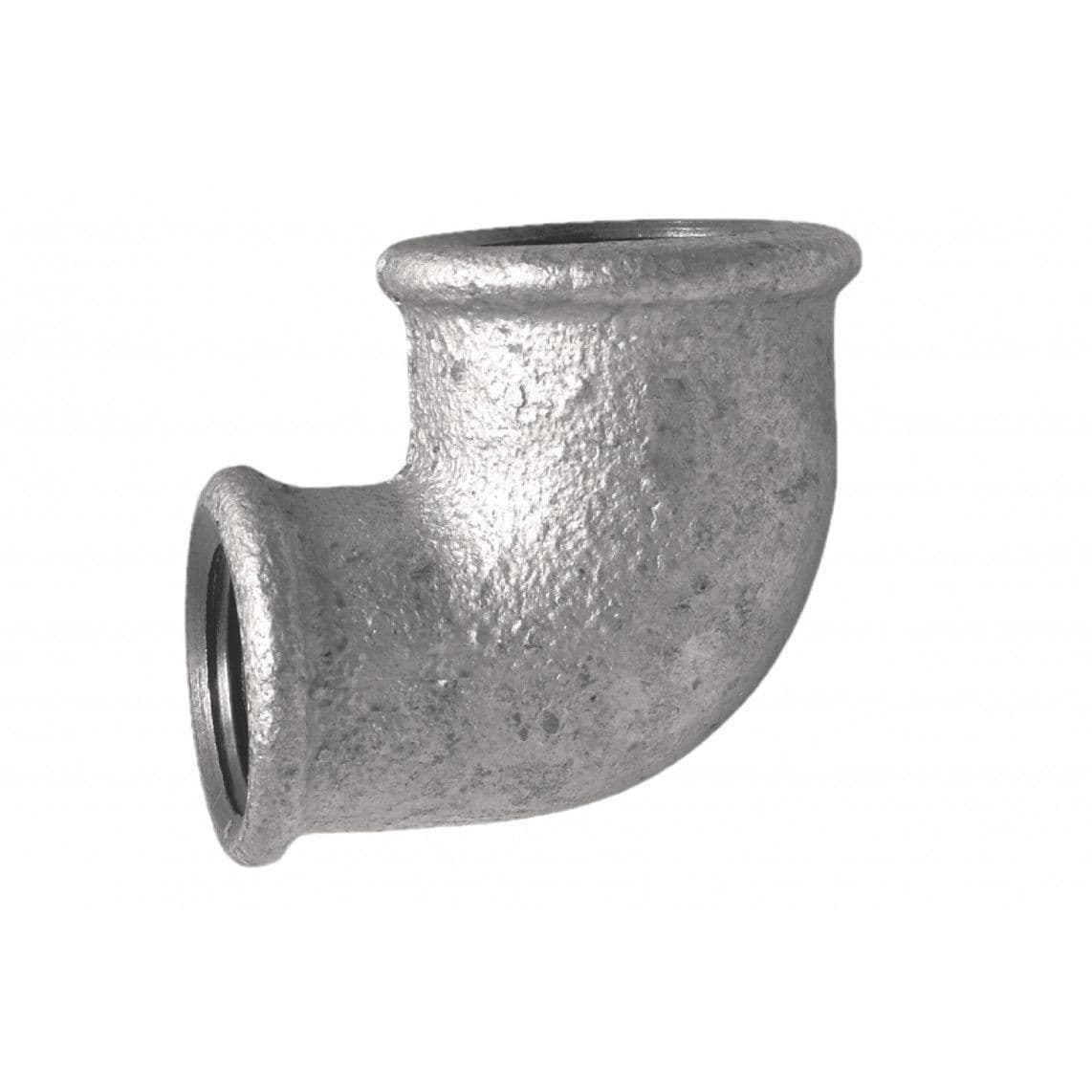989716055 GI verloop knie 90°, gegalvaniseerd, 3/4"BI x 1/2"BI, (90) vue 1