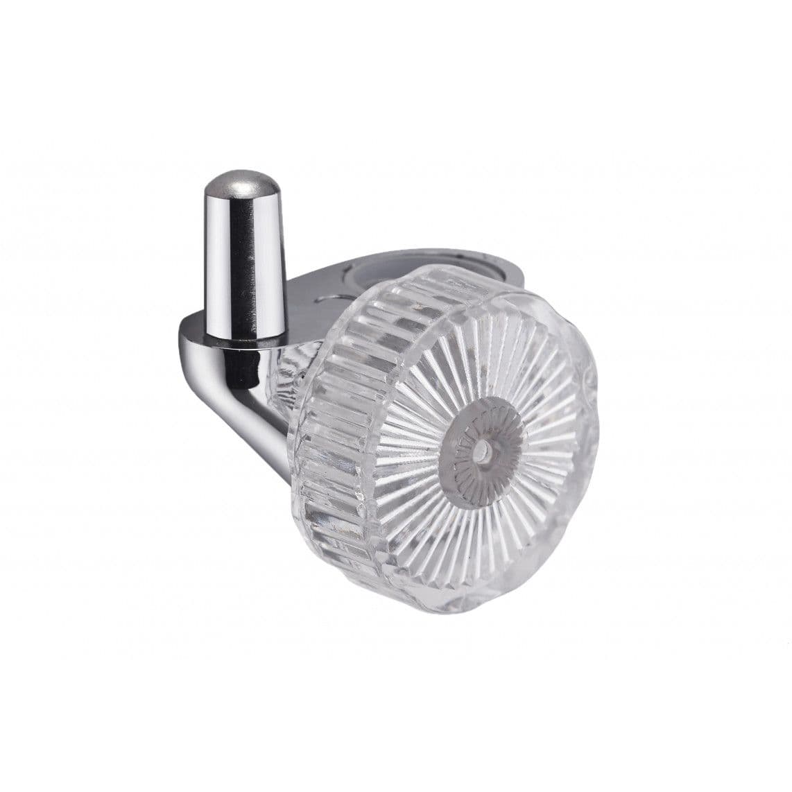 66410 Shower holder, chrome, for shower rail DN 18 mm, with cone vue 1