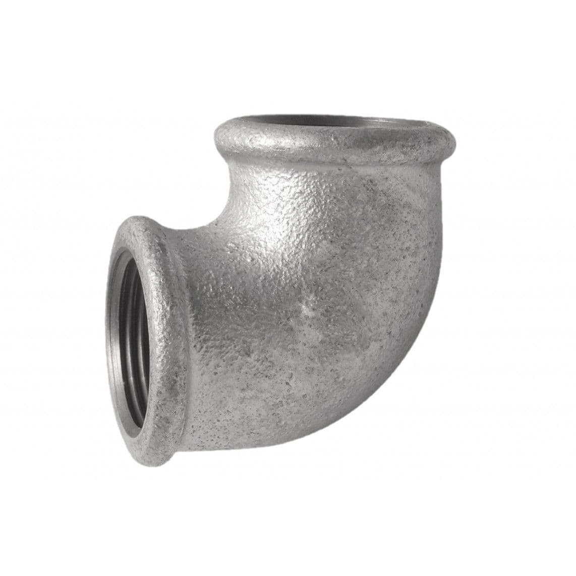 989713055 GI knie 90°, gegalvaniseerd, 1"BI, (90) vue 1