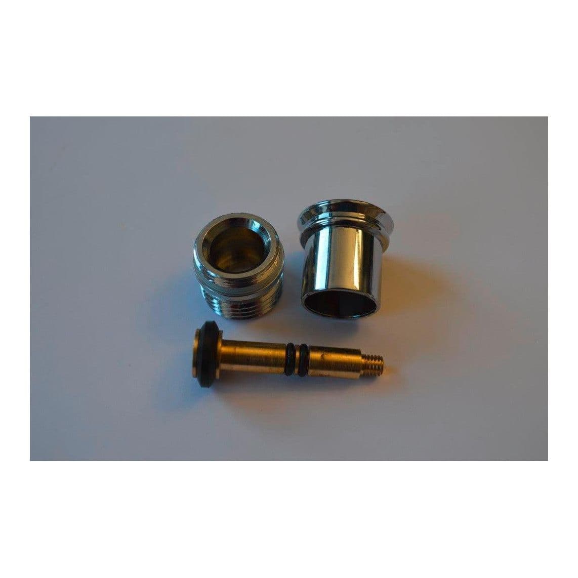 01673 Meerdelige omstelkraan, chroom, automatisch, met draaiknop vue 1