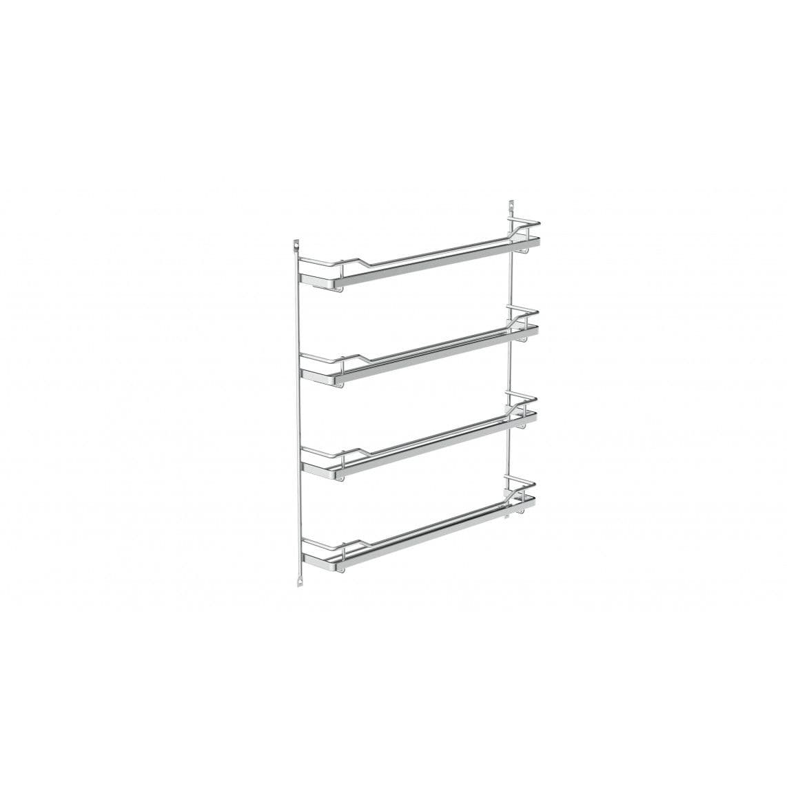2082 Spice rack, chrome, 370 x 60 x 425 mm, für 4 x 6 tins vue 1