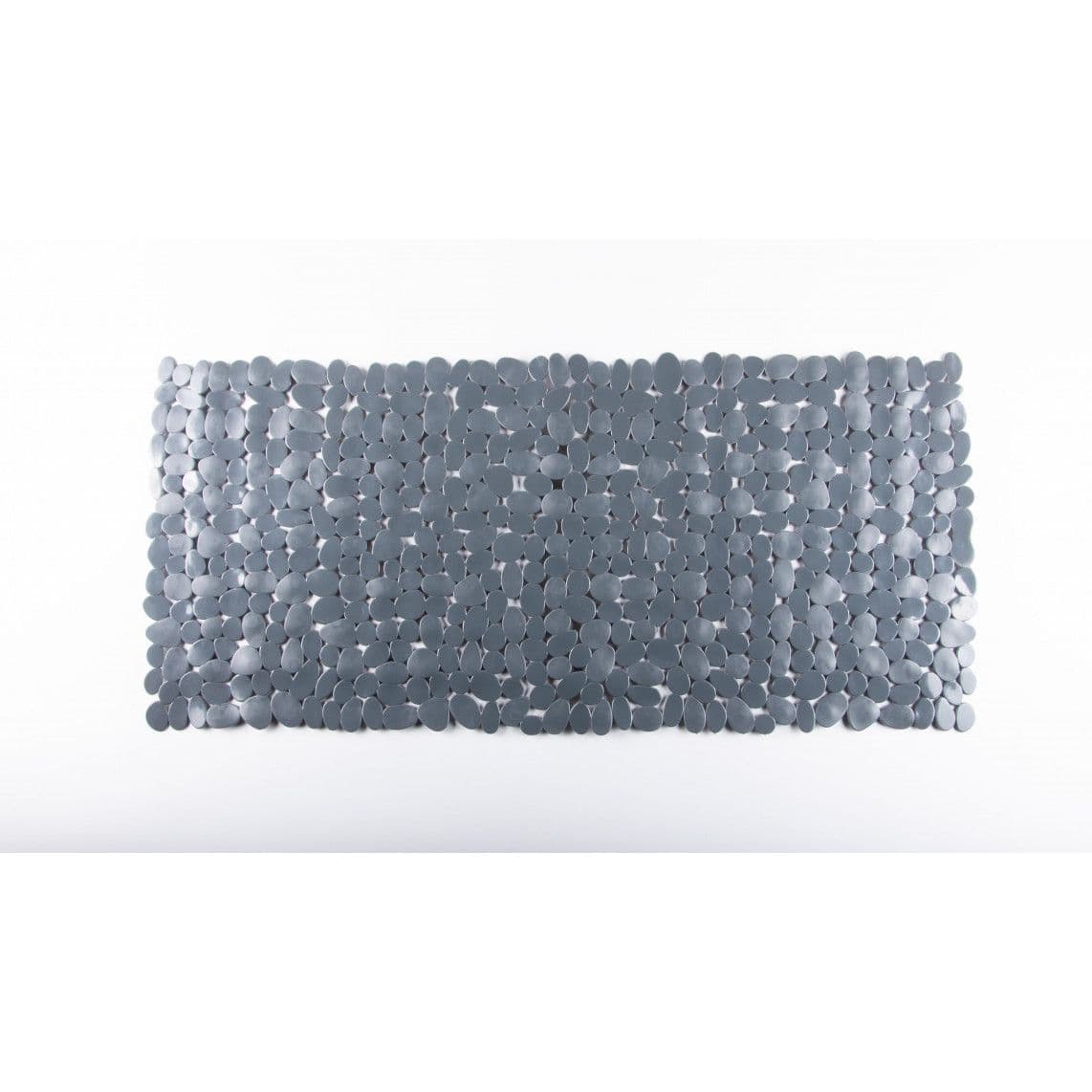 BA0451 tapis de bain motif pierres, Anthracite/gris vue 1