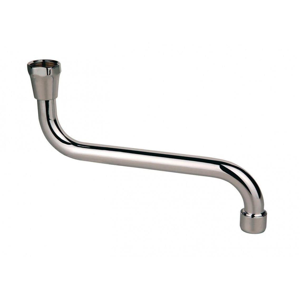 98951104 S-buisuitloop, 3/4" x 200 mm, met straalregelaar, vlakke dichting vue 1