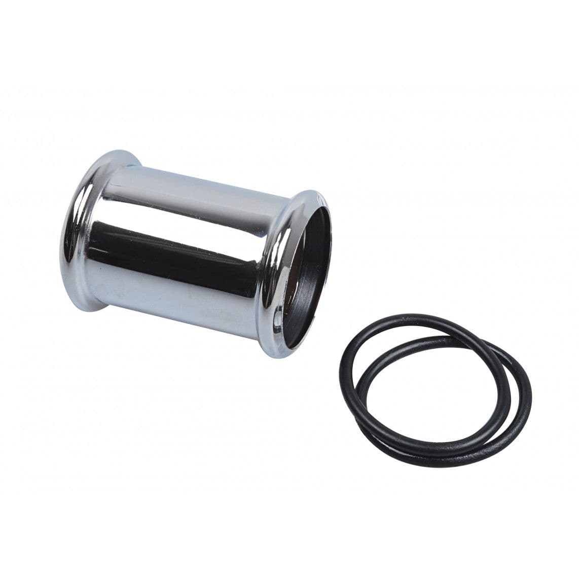 988486148 dubbele mof, chroom, 32 mm x 52 mm, met O-ringen vue 1