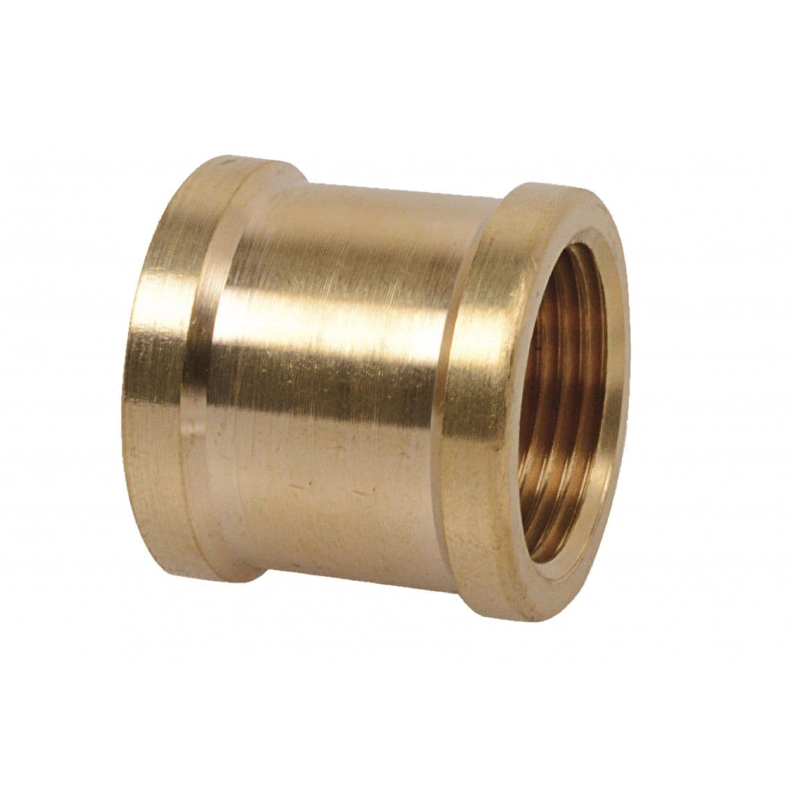 989364348 MS dubbele mof, blanco, 1"BI, vue 1