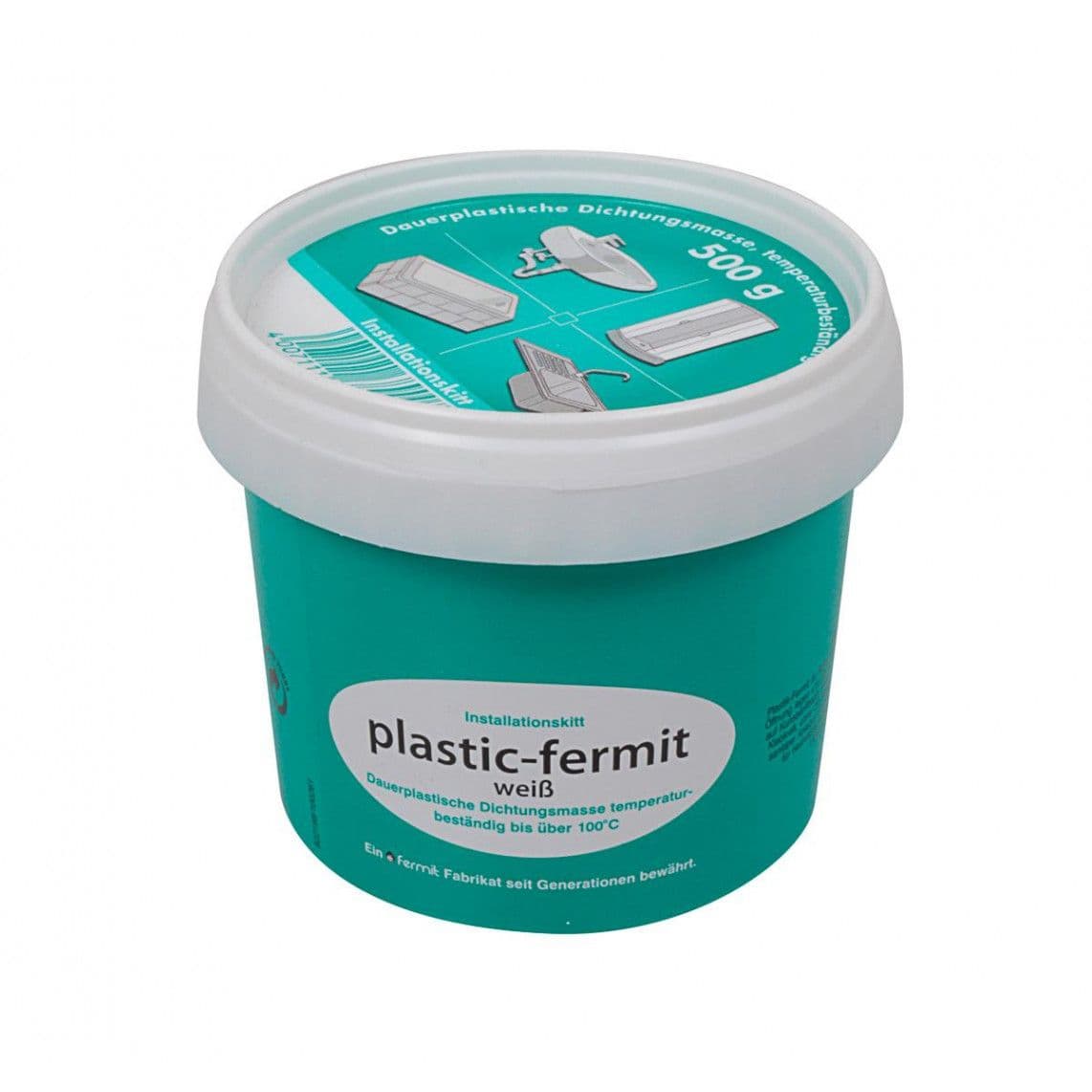98689000 Plastic-FERMIT, 500 g, en boîte vue 1
