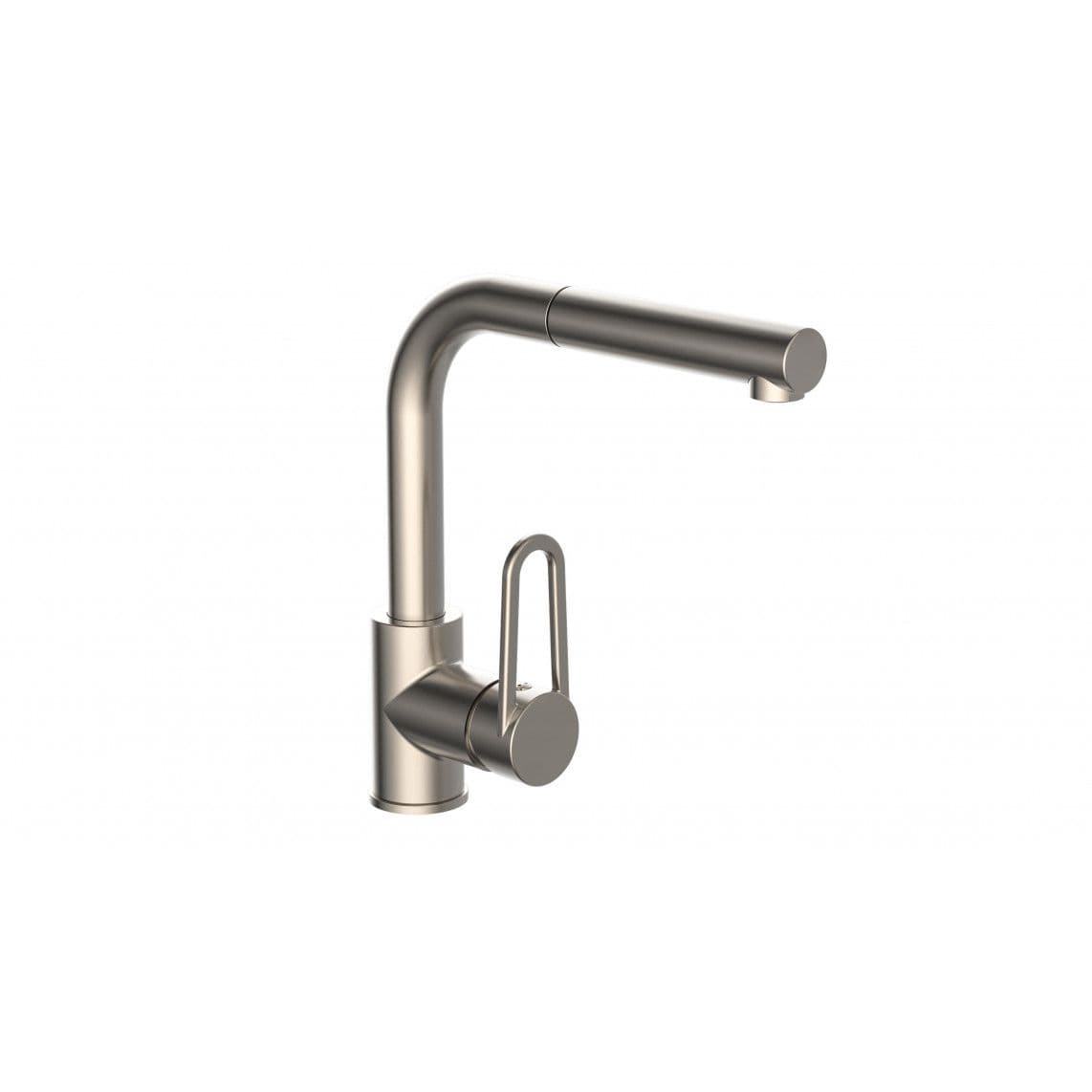 26238 DESIGN RING Keukenkraan, RVS, met uittrekbare vaatdouche vue 1